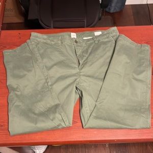 Gap khaki olive green women’s size 16 stretch